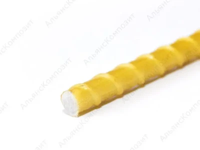 Арматура из стекловолокна со спиралеобразным ребром 8 мм